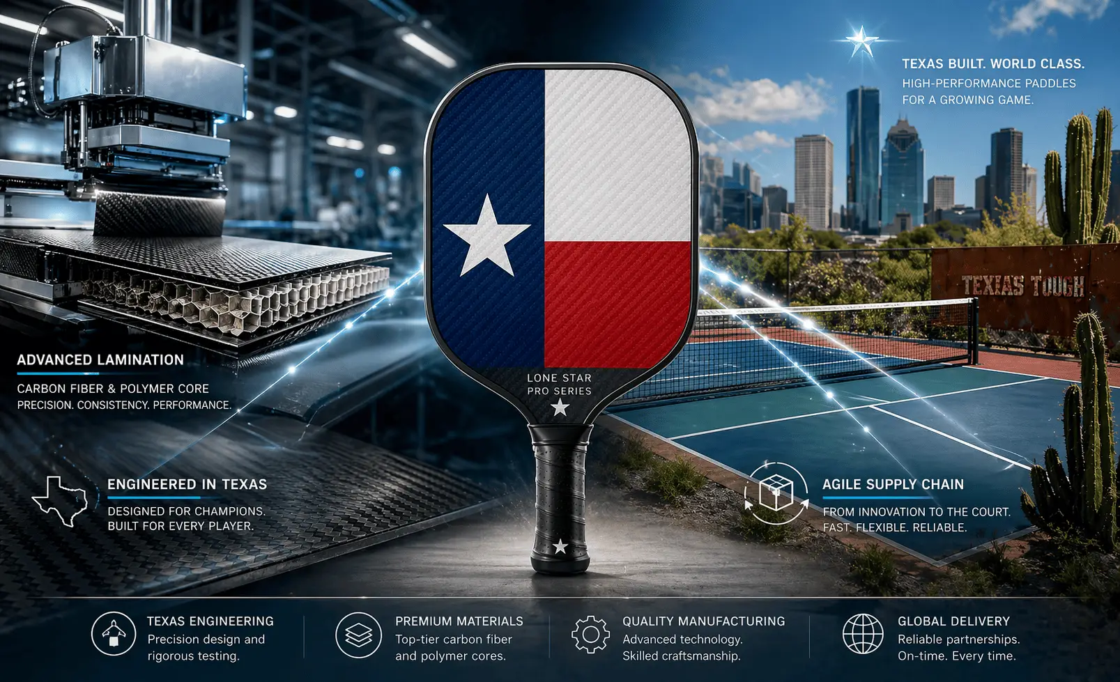 The Texas Brand’s Guide to Avoiding Pickleball Paddle Manufacturing Pitfalls