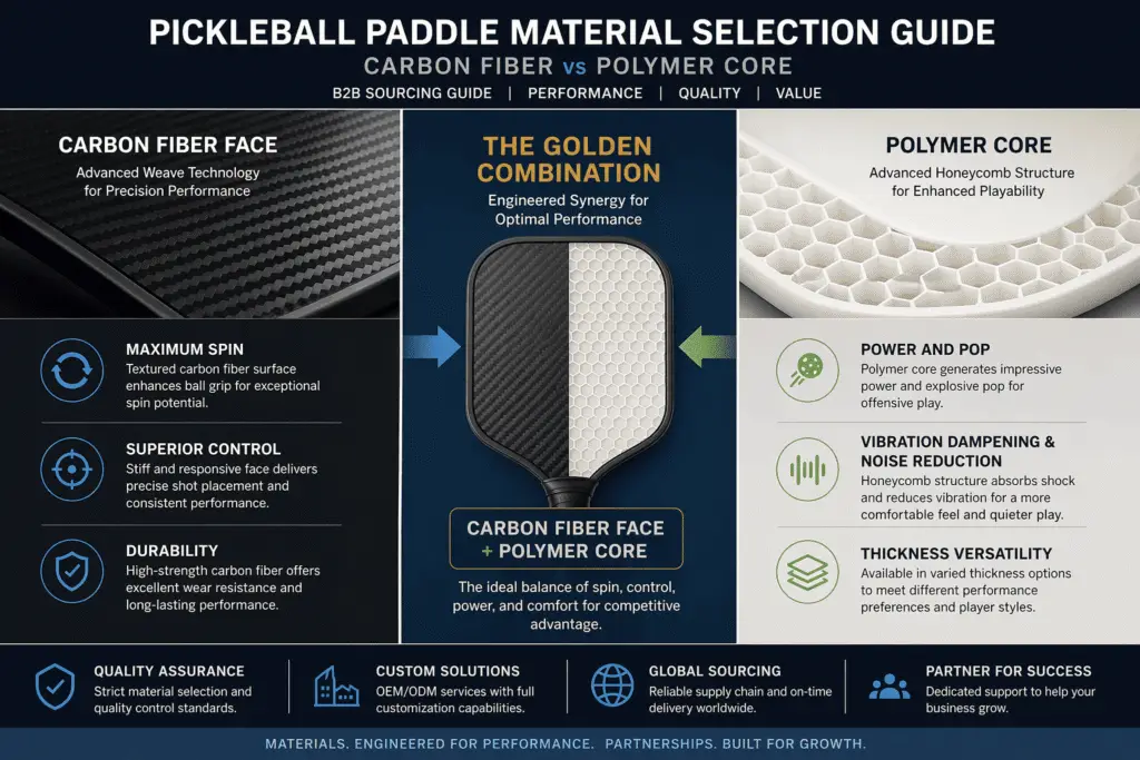 pickleball paddle material