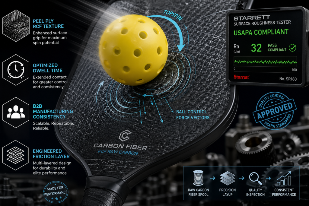 pickleball paddle material carbon fiber