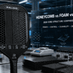 Honeycomb foam and hybrid polymer pickleball paddle core structure comparison for OEM manufacturing