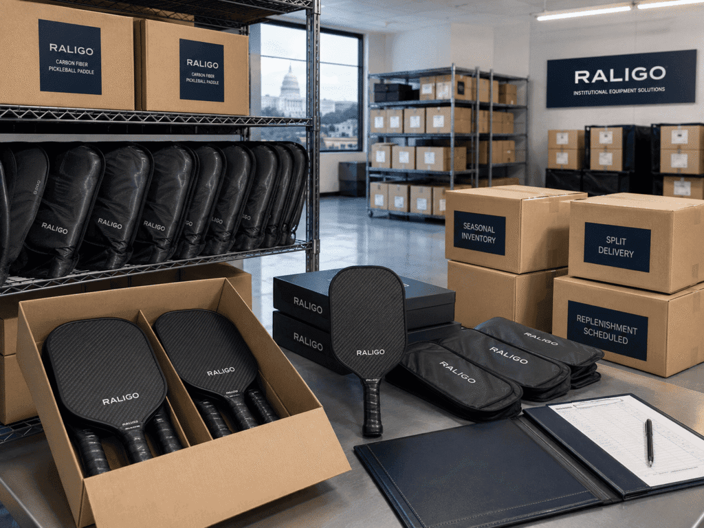 Climate-Controlled Storage and Seasonal Fulfillment for Institutional Paddle Orders Climate-controlled storage and seasonal fulfillment of bulk carbon fiber pickleball paddles for Washington DC institutional buyers