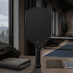 Carbon fiber pickleball paddle designed for Seattle indoor outdoor play and PNW humidity conditions