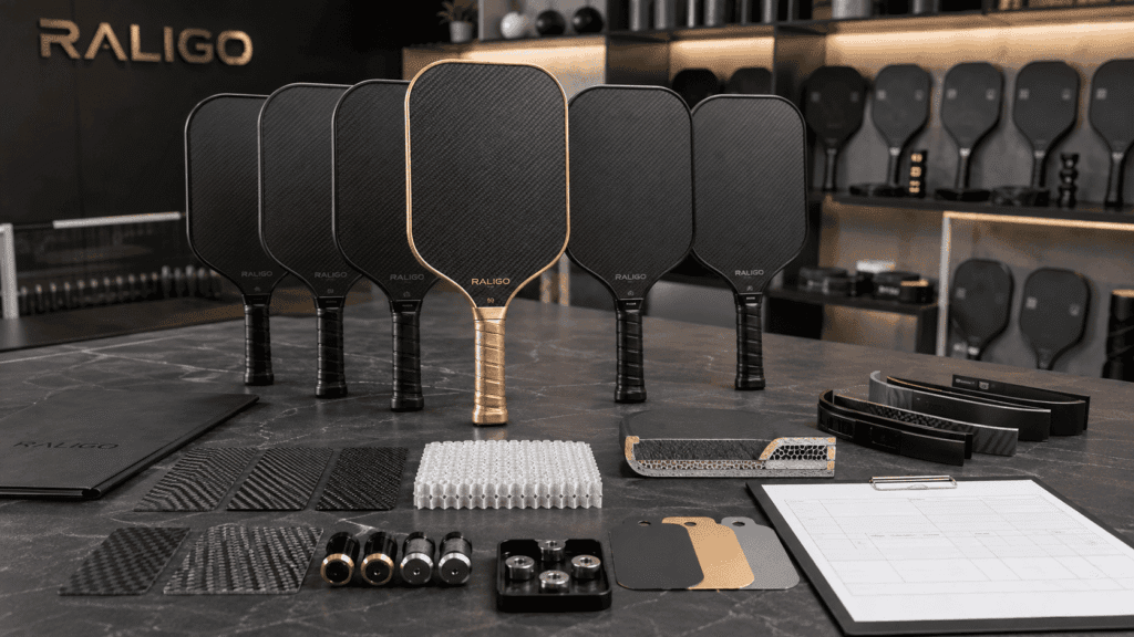 OEM specification review of pickleball paddle swing weight, balance point, layup, core density, and batch sample consistency