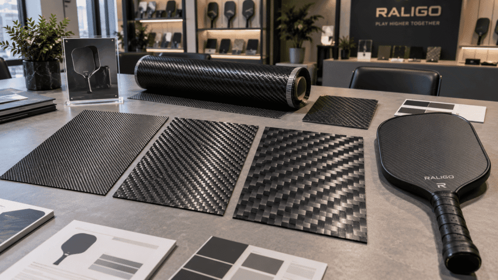 3K vs 12K vs 18K Carbon Fiber Prepreg for Paddle Faces Comparison of 3K, 12K, and 18K carbon fiber prepreg sheet options for pickleball paddle face sourcing